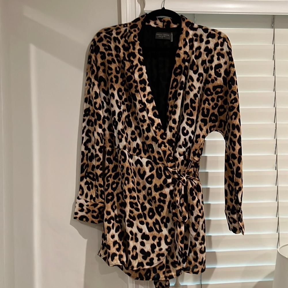 Leopard romper